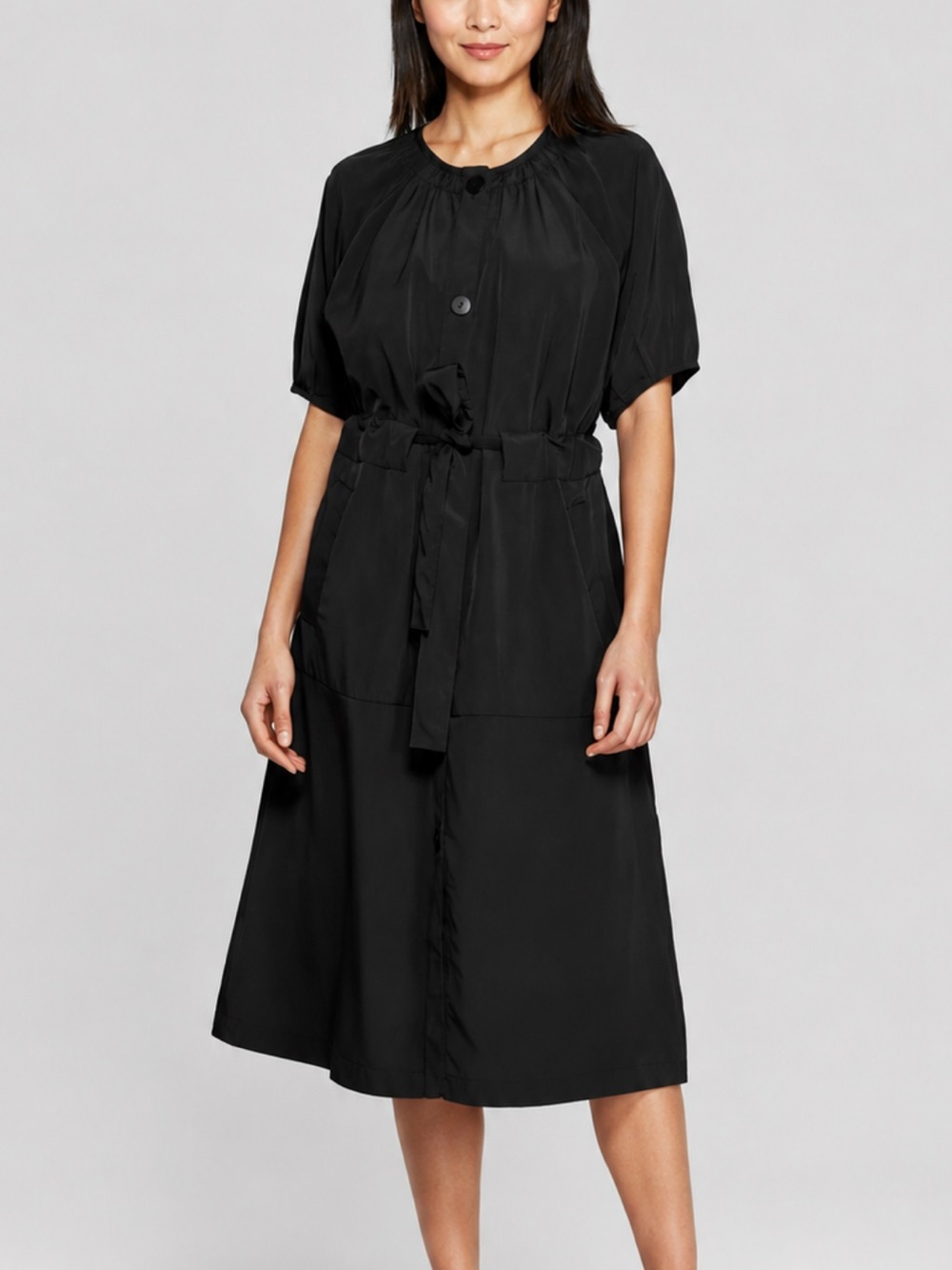 Prologue Black Midi Dress
